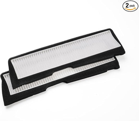 2-PACK External Cabin Air Filter Fits for Tesla Model 3 2021-2023 2024 2025 2026 Cabin Intake Air Conditioning Inlet Vent HEPA Filter 12.5''L x 3.75''W Car Accessories