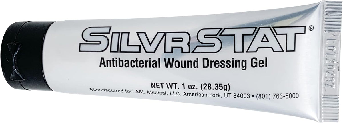 First Aid Kit Gel, 32 PPM Silver Healing Wound Dressing Gel, SilverSol Ag₄O₄ Particles, 1 oz