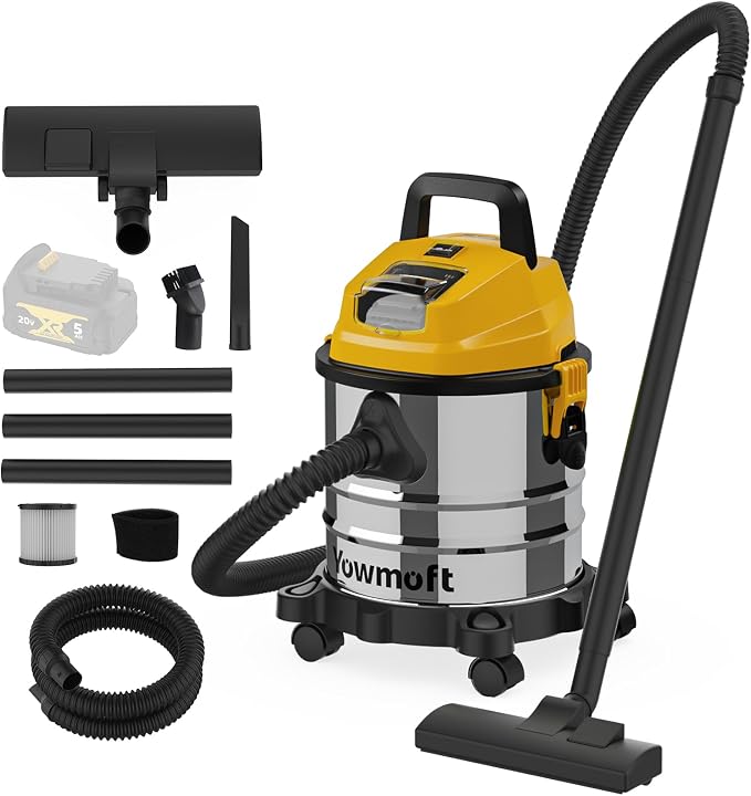4 Gallon Cordless Wet Dry Shop Vac, Bare Tool