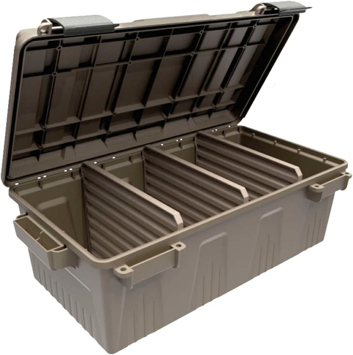 ACDC30 Divided Ammo Crate Box, Made in USA, Lockable Ammo Storage Box