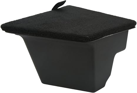 PerGar Rear Trunk Organizer, Side Storage Packets Bins with Lid Additional Storage Box Tray Replacement for Tesla Model 