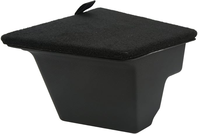 PerGar Rear Trunk Organizer, Side Storage Packets Bins with Lid Additional Storage Box Tray Replacement for Tesla Model 