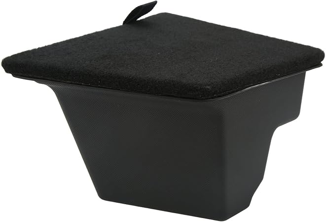 PerGar Rear Trunk Organizer, Side Storage Packets Bins with Lid Additional Storage Box Tray Replacement for Tesla Model 