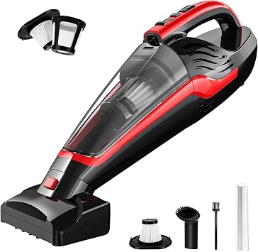 Powools Handheld Vacuum Cordless, Pet Hair, 17 x 4.6 x 6.6 in