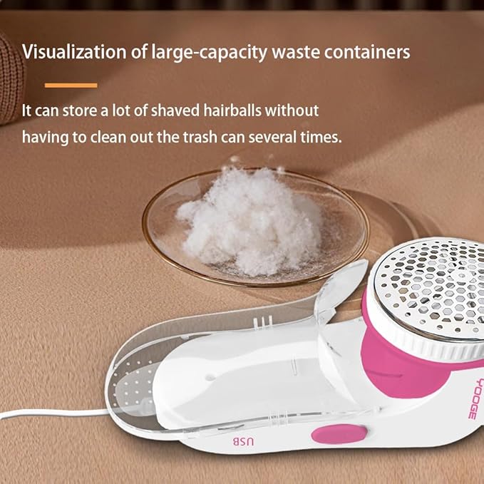[High Power, Works Great] Electric Lint Remover, Fabric Shaver, Pilling Remover for Clothes, Sweater Shaver, Pill Remove Pilling Fuzz, Clothes Shaver Defuzzer, Fuzz Shaver for Clothing, USB Powered