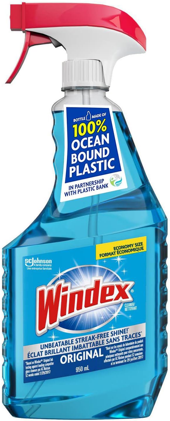 SC Johnson Windex Original Glass Cleaner Set: 5L refill +950 ml Trigger Spray