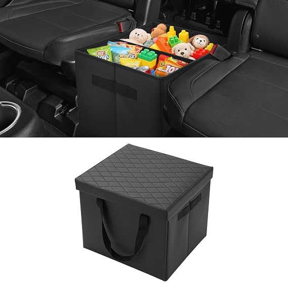 Shademax Car Seat Organizer for Chevy Suburban Tahoe 2021-2025 2026 Accessories Suburban Backseat Storage Box Car Consol