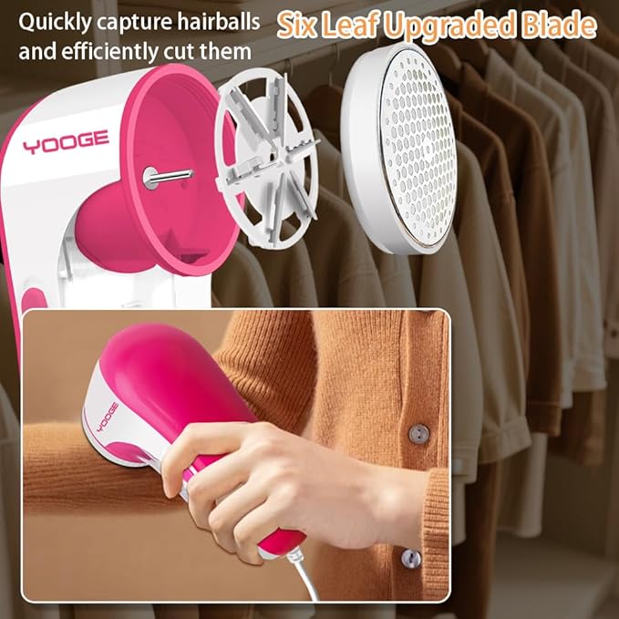 [High Power, Works Great] Electric Lint Remover, Fabric Shaver, Pilling Remover for Clothes, Sweater Shaver, Pill Remove Pilling Fuzz, Clothes Shaver Defuzzer, Fuzz Shaver for Clothing, USB Powered