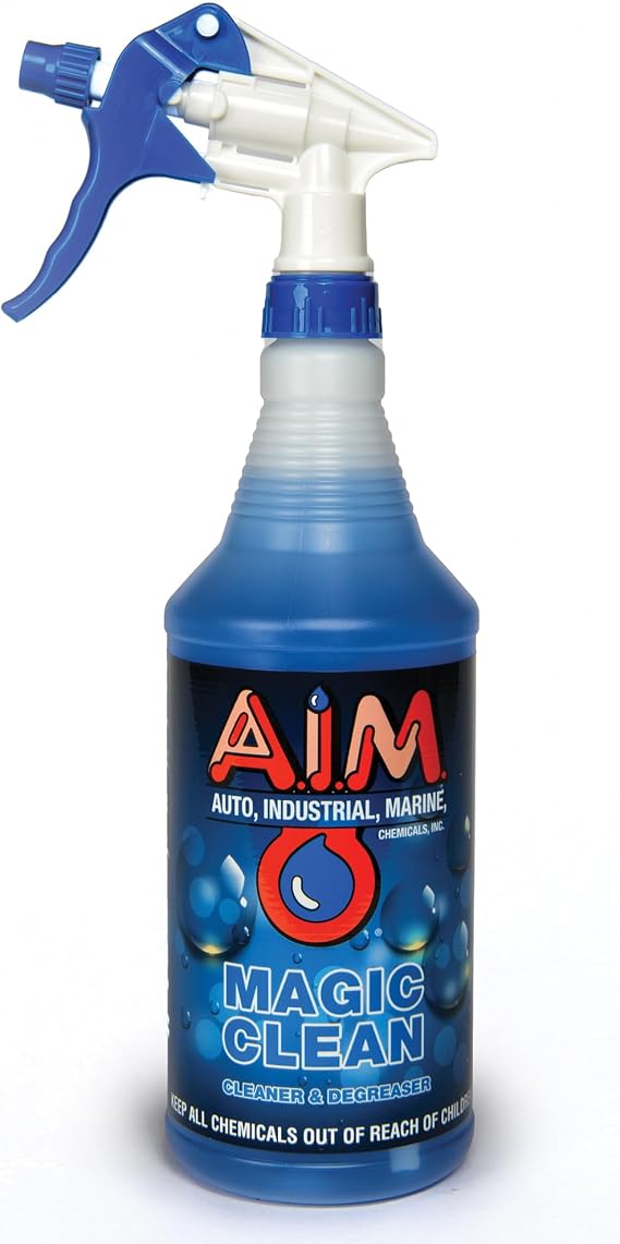 AIM Chemicals Magic Clean Multipurpose Cleaner - Industrial & Car Detailing - Cleans Cars, Trucks, SUVs, Boats, RVs - Ef