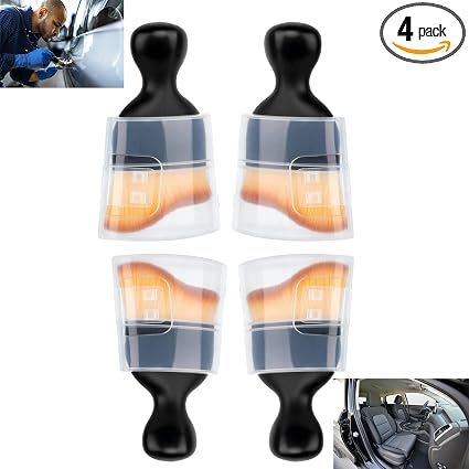 Vingtank 4 Pack Car Interior Cleaning Soft Brushes， Car Interior Beauty Brush，Car Interior Dusting Brush，Suitable for Cl