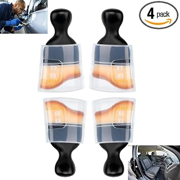 Vingtank 4 Pack Car Interior Cleaning Soft Brushes， Car Interior Beauty Brush，Car Interior Dusting Brush，Suitable for Cl