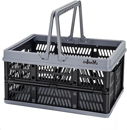ZHJINGYU crates for storage,black plastic baskets for organizing Shopping
