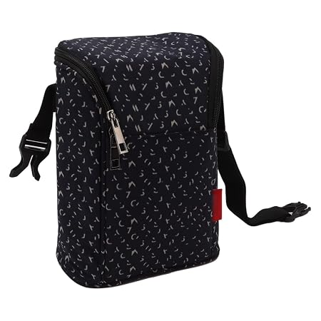 Asixxsix Insulated Baby Bottle Bag, Baby Bottle Holder Extra Storage, and, Easy to Carry, Travel Accessory, Keeps Bottle