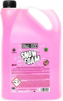 Muc-Off Snow Foam, 5 Liter - Biodegradable Car Wash Soap, Car Shampoo, Foam Cannon Soap - pH Neutral Bike Wash, Motorcyc