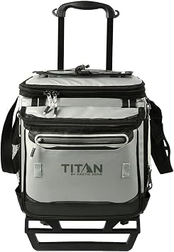 Titan 60 Can Cooler with Wheeled Cart, Ice Up to 3 Days