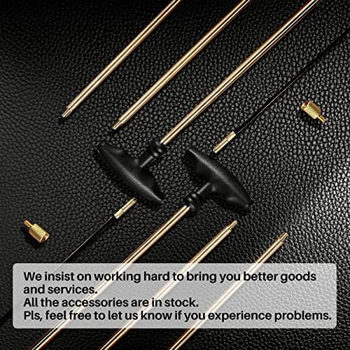Universal Gun Cleaning Kit for Rifle Pistol Shotgun Cleaning Kit for All Guns with Lightweight Organized Carrying Case Gun Cleaning Supplies Gun Jags and Brushes with Cleaning Mat