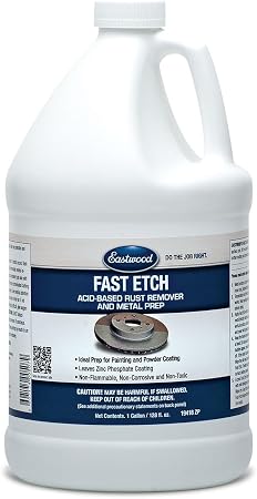 Eastwood Fast 1-Step Etch Rust Remover Painting Powder Coating Gallon