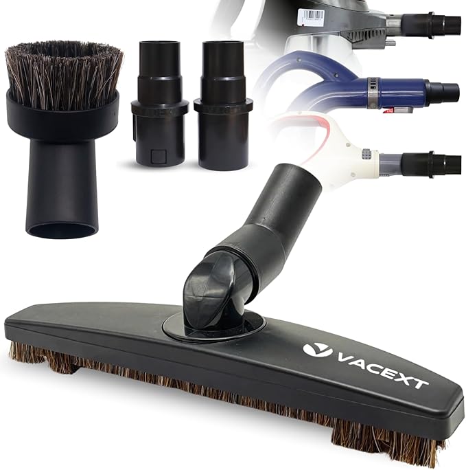 Round Horse Hair Dusting Brush & Hard Floor Attachment for Shark Vacuum Accessories & Attachments Compatible with Shark Rotator NV360 NV350 NV500 NV501 HV300 HV301 HV322 HV371 HV372