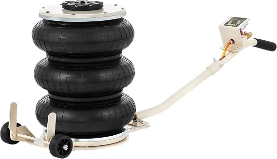 VEVOR Air Jack, 5 Ton/11000 lbs Triple Bag Air Jack, Lift Up to 15.75 Inch, 3-5S Fast Lifting Air Bag Jack for Cars with