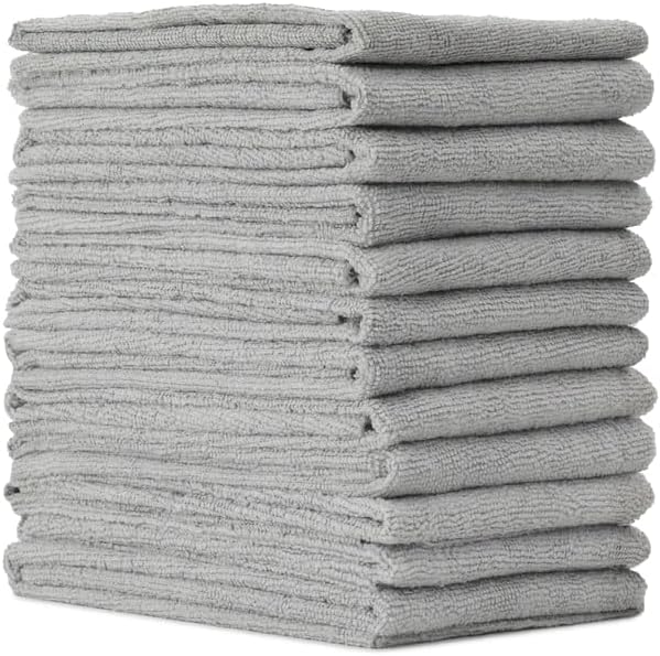 VIKING Utility and Drying Microfiber Towels for Cars 24 x 24 Inch, 12 Pack
