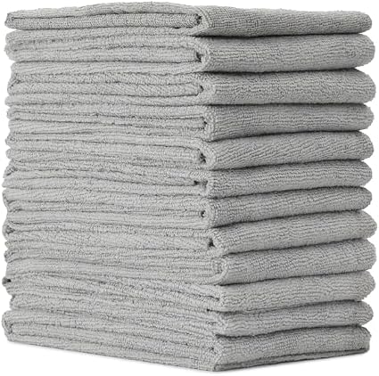 VIKING Utility and Drying Microfiber Towels for Cars 24 x 24 Inch, 12 Pack