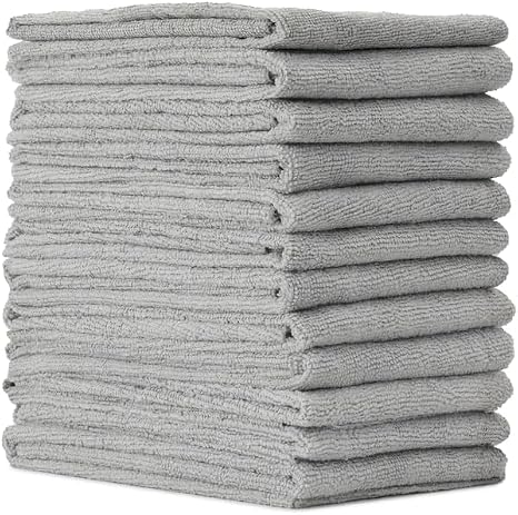 VIKING Utility and Drying Microfiber Towels for Cars 24 x 24 Inch, 12 Pack