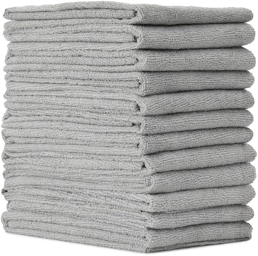 VIKING Utility and Drying Microfiber Towels for Cars 24 x 24 Inch, 12 Pack