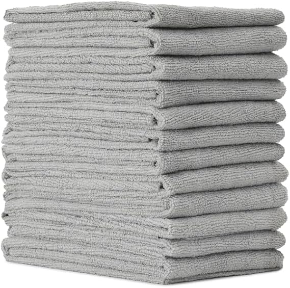 VIKING Utility and Drying Microfiber Towels for Cars 24 x 24 Inch, 12 Pack