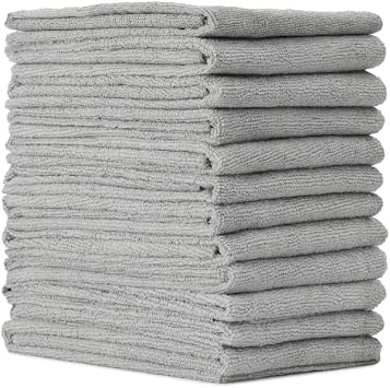VIKING Utility and Drying Microfiber Towels for Cars 24 x 24 Inch, 12 Pack