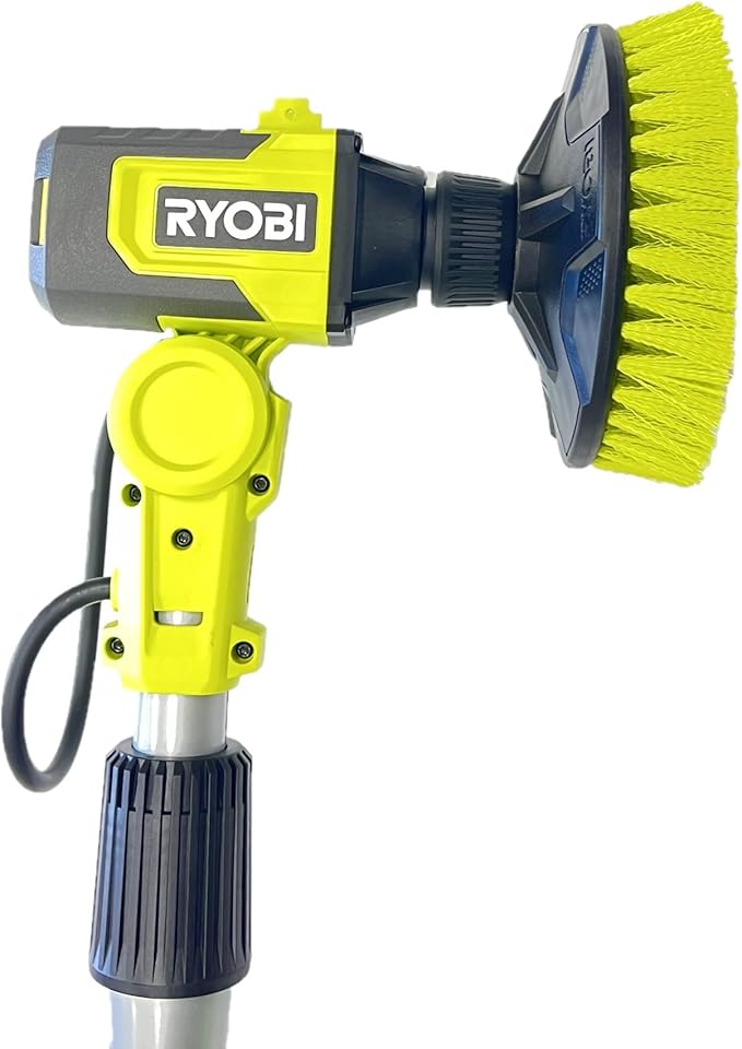 RYOBI ONEAND 18V Cordless TELESCOPING Power Scrubber and Compact Power SCRUBB