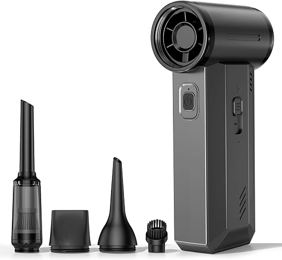 Antarctic Star 130000 RPM Electric Air Duster, Portable Turbo Blower with Stepless Airflow Adjustment and Vacuum Cleanin