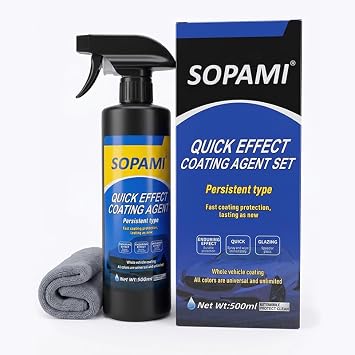 Sopami Car Coating Spray,Multi‑Purpose Quick Coating Spray