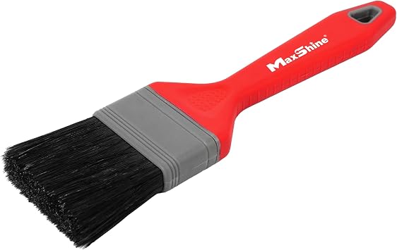 Maxshine Medium Flat Detailing Brush | Versatile Soft-Grip Cleaning Tool for Interior, Wheels, Trim & Crevices | Scratch