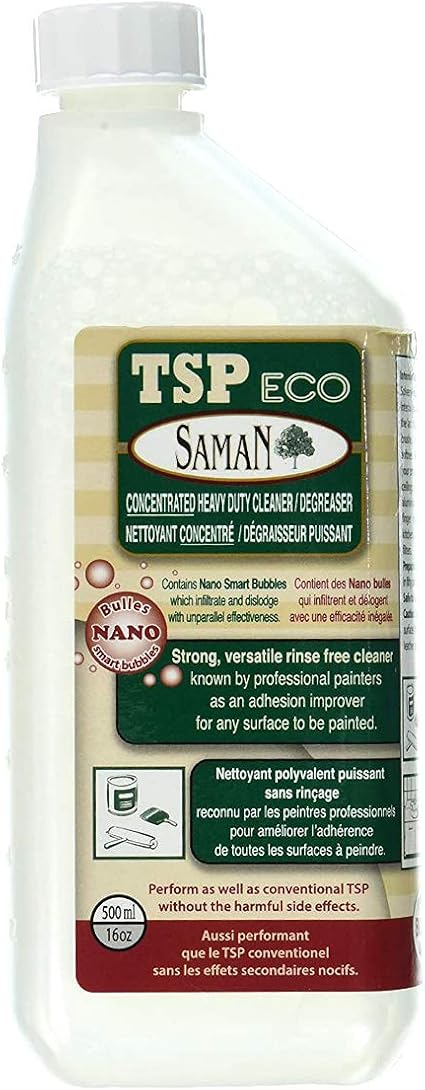 SamaN TSP Eco – Heavy Duty Cleanser and Degreaser (16 oz Concentrated 41508)