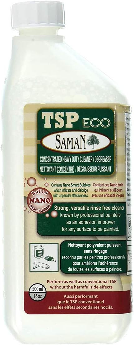 SamaN TSP Eco – Heavy Duty Cleanser and Degreaser (16 oz Concentrated 41508)