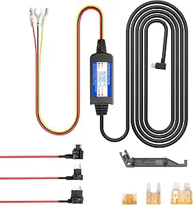 COOAU Dash Cam Hardwire Kit Cable - 13ft Dashcam Hard Wire Micro USB Ports