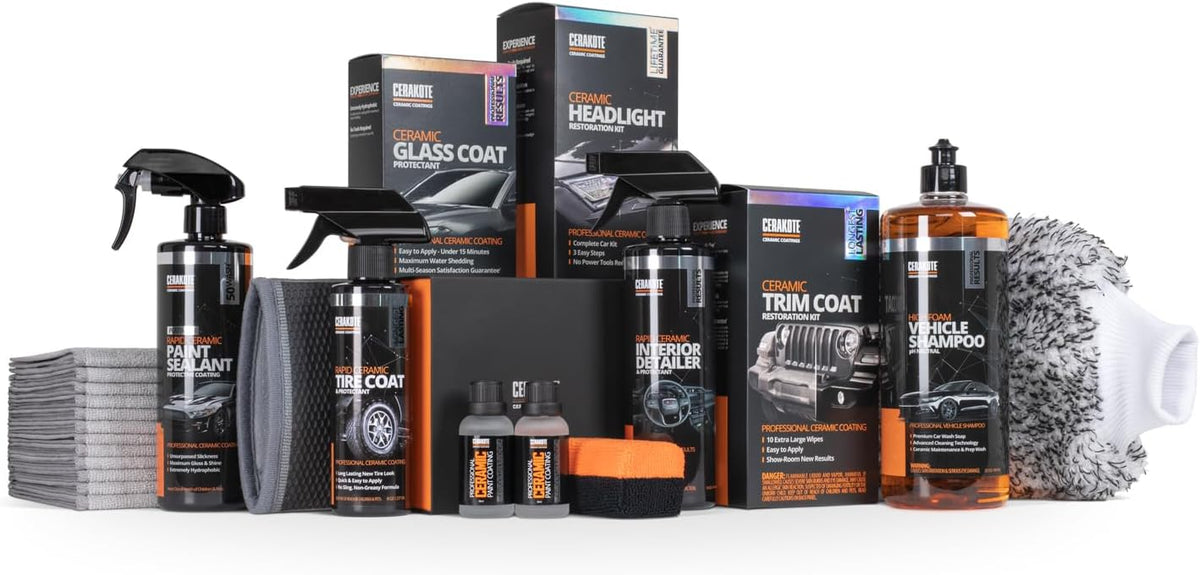 Car Wash and Detailing Kit, All In, 11 Piece