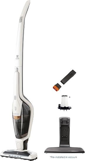 Electrolux Ergorapido Cordless 2-in-1 Vacuum Cleaner with High Suction Power and 180° EasySteer Mobility, 48-Minute Run 