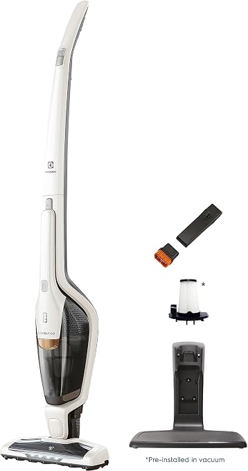 Electrolux Ergorapido Cordless 2-in-1 Vacuum Cleaner with High Suction Power and 180° EasySteer Mobility, 48-Minute Run 