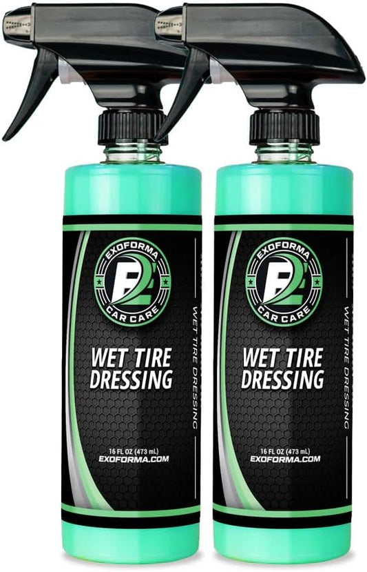 Wet Tire Dressing Spray (16oz (2 Pack)) - Cleanova