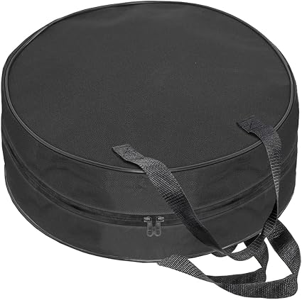 16 Inch Round Jumper Cable Bag - Waterproof EV Charging Cable Storage Bag, Cables Management Storage Organizer for Elect
