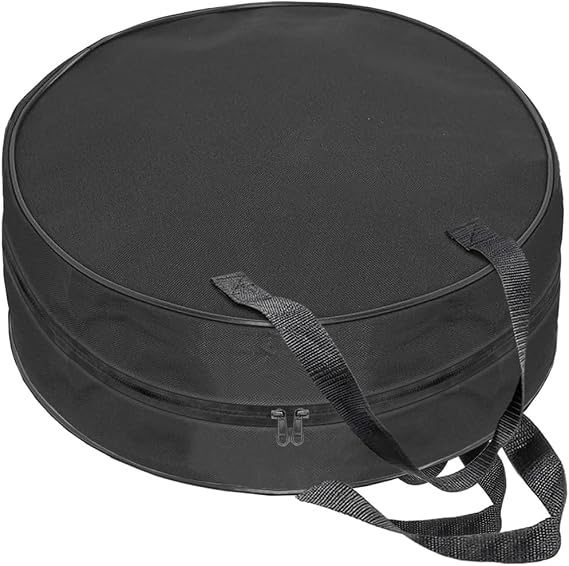 16 Inch Round Jumper Cable Bag - Waterproof EV Charging Cable Storage Bag, Cables Management Storage Organizer for Elect