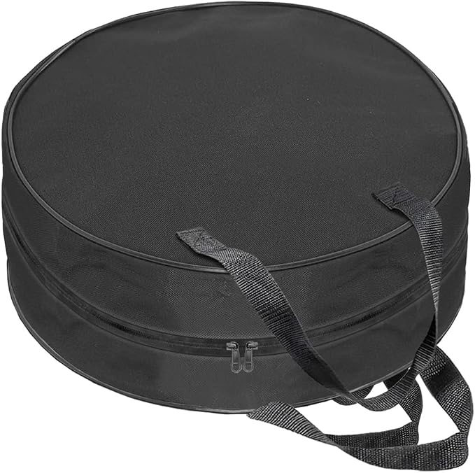 16 Inch Round Jumper Cable Bag - Waterproof EV Charging Cable Storage Bag, Cables Management Storage Organizer for Elect