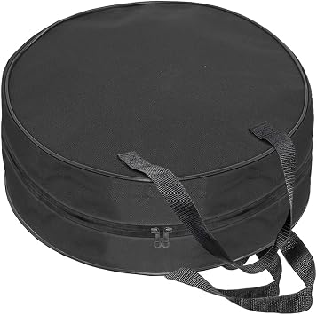 16 Inch Round Jumper Cable Bag - Waterproof EV Charging Cable Storage Bag, Cables Management Storage Organizer for Elect