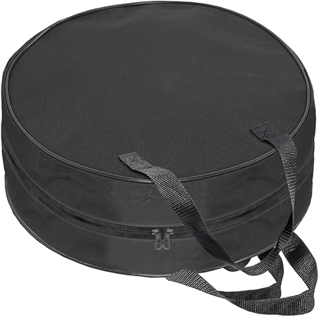 16 Inch Round Jumper Cable Bag - Waterproof EV Charging Cable Storage Bag, Cables Management Storage Organizer for Elect