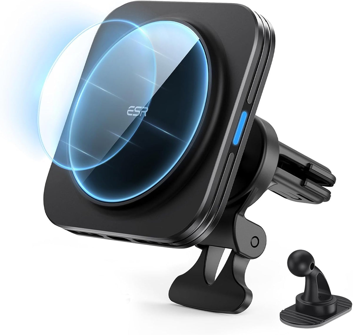 For MagSafe Car Mount Charger for iPhone Duo/18 Pro/17-12, Samsung S26