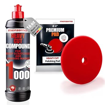 menzerna Deep Scratch Remover Kit I Car polishing Set I Heavy Cut 1000