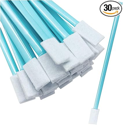 Cleaning Swab Sticks, Small Cleaning Sponge Tip, 30PCS