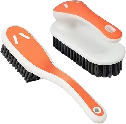 Soft Bristle Scrub Cleaning Brush Stain Remover Brush Fabric Cleaning Brush Laundry Brush Small Scrub Brush Cleaner Hous