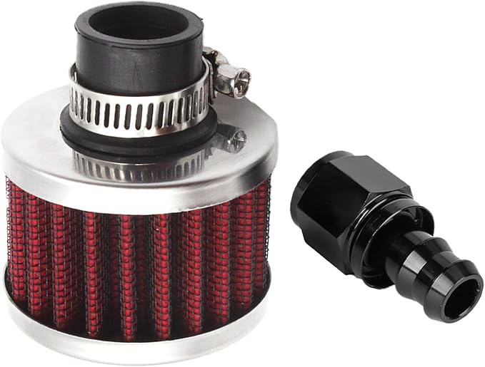 Fuel Cell Breather/Vent -8 AN Female Fitting with Filter Rebuild Kit